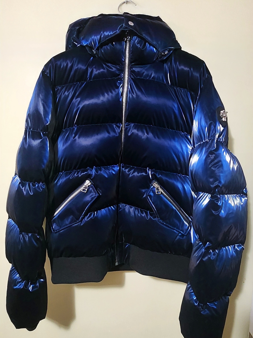 Woodpecker Bomber Jacket (Oily Blue)